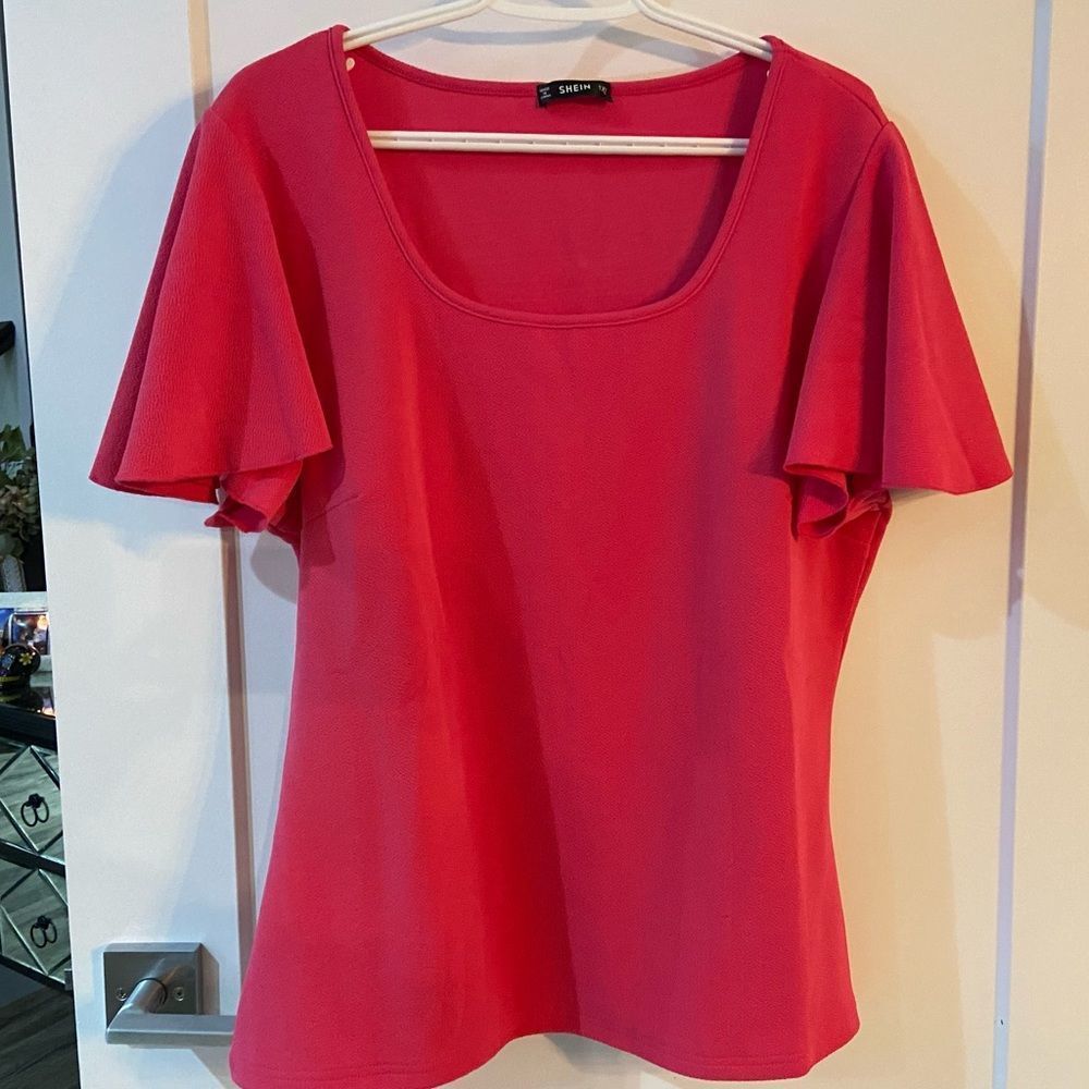 Ruffled Sleeve Top